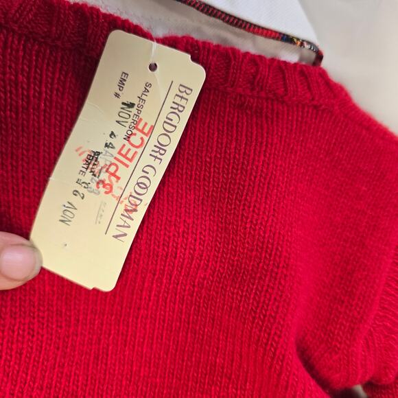 Bergdorf Goodman Baby Outfit size 6M - Made in Italy - Cashmere Blend Sweater - Picture 11 of 11